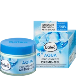 Front of Balea Aqua Moisturizing Cream Gel 50 ml with hyaluronic acid
