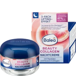 Balea Beauty Collagen Night Cream with acacia collagen for firming