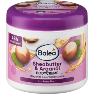 Amazing Balea Body Cream with Shea Butter and Argan Oil