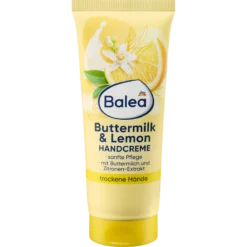 Balea Buttermilk & Lemon Hand Cream 100 ml with panthenol and olive oil for dry hands