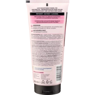 Balea Professional Conditioner Keratin Repair, 250ml Balea Keratin Repair Conditioner ingredients and packaging