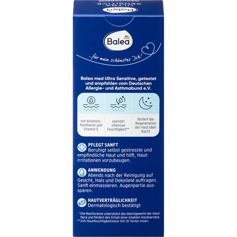 Balea med Ultra Sensitive Night Cream 50 ml