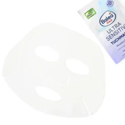 Close up of the soothing milky essence of the Balea Med Panthenol Mask