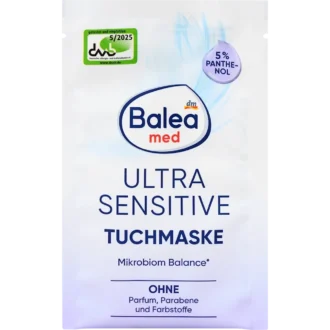 Effective Balea Med Ultra Sensitive Panthenol Sheet Mask for sensitive skin