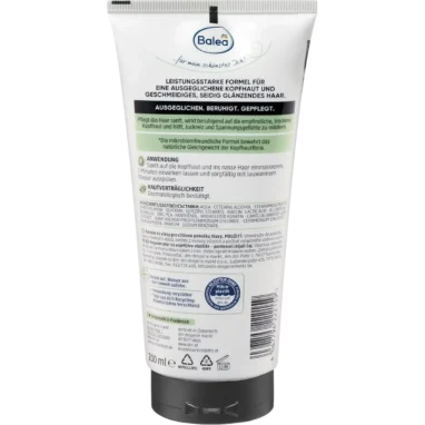 Balea Professional Sensitive Scalp Conditioner, 200ml Balea Scalp Sensitive Conditioner ingredients and packaging