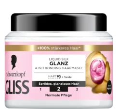 Gliss Liquid Silk 4-in-1 Bonding Hair Mask 400 ml – shine & repair