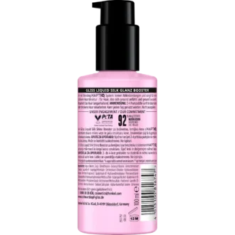 Back of bottle showing full product name, usage instructions, and features