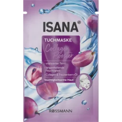 ISANA Collagen Booster Sheet Mask, front view