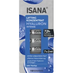 ISANA Hyaluron Intense Lifting Ampoules 7 x 2 ml with 6x hyaluronic acid and collagen