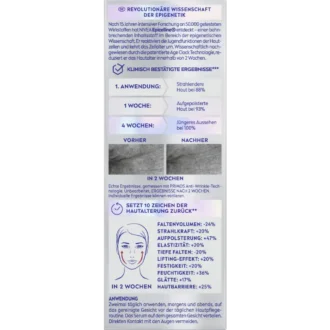 NIVEA CELLULAR Epigenetics Rejuvenating Serum ingredients and usage instructions