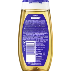 NIVEA Rich Nourishing Shower Oil | 55% Natural Oils 200 ml - Back