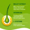 Priorin hair growth ingredients with millet extract, vitamin B5 and L-cysteine for hair support