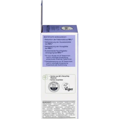 Ingredient list showing Bakuchiol and Retinyl Palmitate