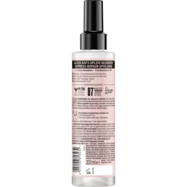 Schwarzkopf Gliss Anti-Split Express Conditioner, 200ml - Image 3