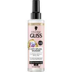 GLISS Anti-Split Wonder Express-Repair Conditioner 200 ml split-end protection, ingredients and usage directions