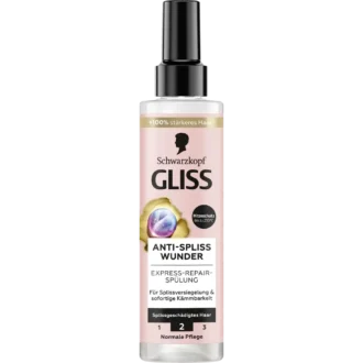 GLISS Anti-Split Wonder Express-Repair Conditioner 200 ml split-end protection, ingredients and usage directions