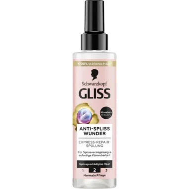GLISS Anti-Split Wonder Express-Repair Conditioner 200 ml split-end protection, ingredients and usage directions