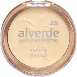 alverde NATURKOSMETIK Banana Baking Powder , vegan natural setting powder.