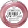 Back side of alverde Blurring Powder showing ingredients and certification label.