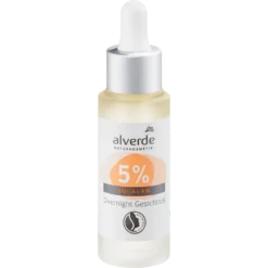 alverde Overnight Facial Oil 5% Squalane 25 ml front view