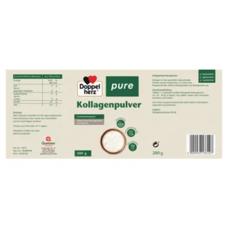 Doppelherz Pure Collagen Powder, 200g Label