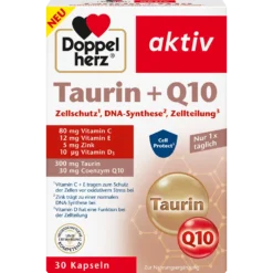 Doppelherz Taurin + Q10 30 capsules box