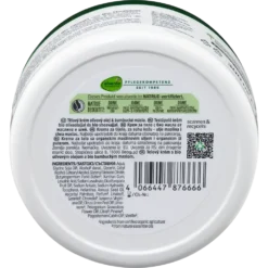 alverde Bodycream Olive oil & shea butter 300 ml back label ingredients