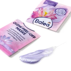 Balea Glow Peel-Off Mask, 2x8 ml Shimmering texture of the Balea Glow Peel-Off mask