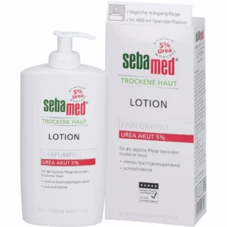Sebamed Lotion Perfume-Free Urea Acute 5% Pump – Front View