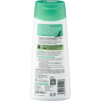 alverde Clear Facial Tonic back packaging ingredients and details