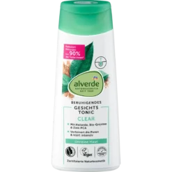 alverde NATURKOSMETIK Clear Facial Tonic front packaging