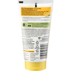 alverde Hand Fluid Lemon Dream back packaging ingredients and details