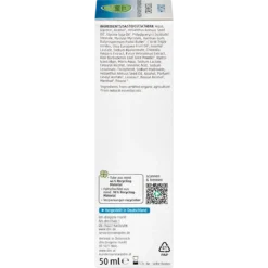 alverde Hydro Face Cream Gel side packaging and details