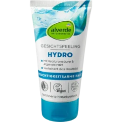 alverde NATURKOSMETIK Hydro Face Scrub front packaging