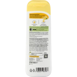 Alverde Lemon Dream Shower Gel, 250ml alverde Lemon Dream Shower Gel back packaging ingredients and details