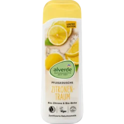 alverde NATURKOSMETIK Lemon Dream Shower Gel front packaging