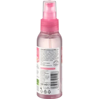 Alverde Organic Rose Blossom Facial Toner 100 ml back packaging with ingredients and directions