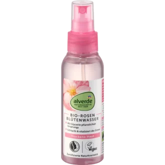Alverde Organic Rose Blossom Water, 100ml Alverde Organic Rose Blossom Facial Toner 100 ml for dry and sensitive skin