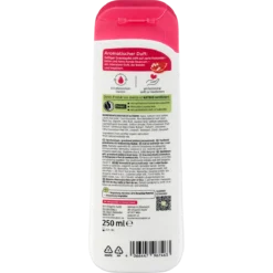 alverde Pomegranate and Elderflower Shower Gel back packaging ingredients and details