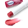 Balea Elegant Cherry lip balm creamy texture close-up tinted balm