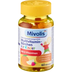 Mivolis Multivitamin Bears for Children 60 pcs front packaging