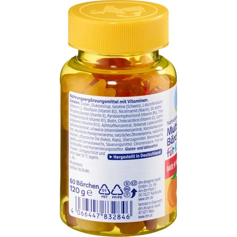 Mivolis Multivitamin Bears for Children ingredients and product information