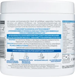 Mixa Ceramide Protect Cream, 400ml Mixa Ceramide Protect Multi Purpose Cream back packaging ingredients and usage instructions