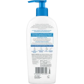 Mixa Ceramide Protect Body Lotion back packaging ingredients and instructions