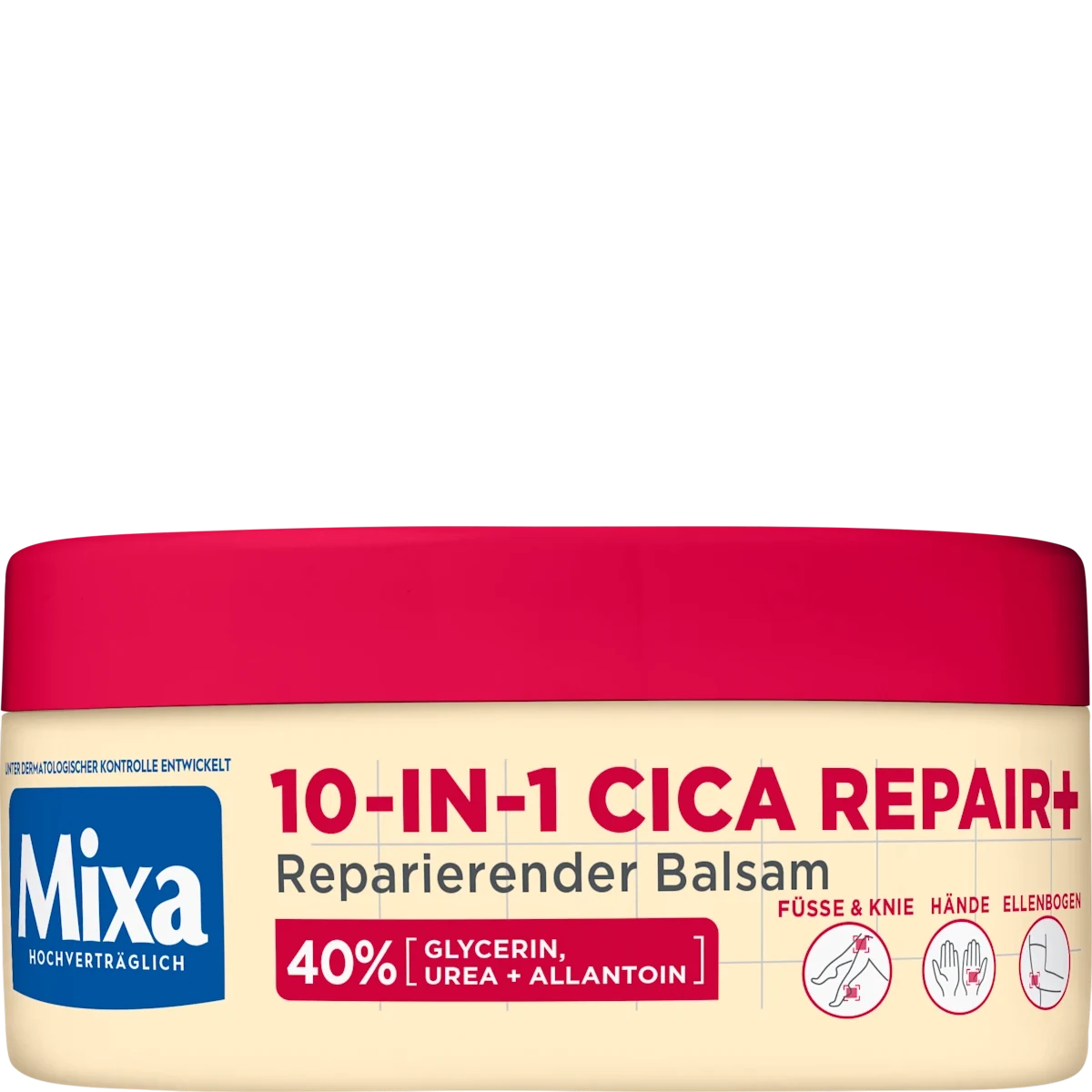 Mixa Cica Repair+ 10-in-1 S.O.S. Repairing Ointment, 150ml Mixa Cica Repair balm with panthenol for very dry and sensitive skin