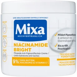 Mixa Niacinamide Bright cream for uneven skin tone and dry skin