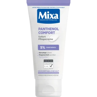 Mixa Panthenol Comfort multi-use cream for dry and sensitive skin face and body tube front