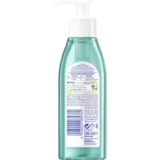 NIVEA Derma Skin Clear Wash Gel 150ml back