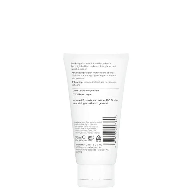 sebamed Clear Face Care Gel Aloe Vera with soothing aloe vera care benefits