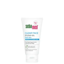 Front view of sebamed Clear Face Care Gel Aloe Vera 50 ml